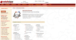 Desktop Screenshot of forum.websitegear.com